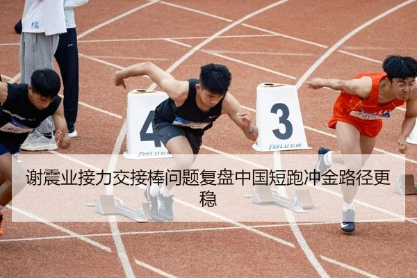 谢震业接力交接棒问题复盘中国短跑冲金路径更稳